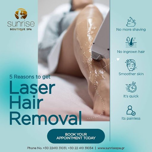Laser hair removal creative design