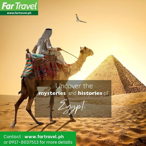 Egypt travel creative design